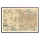 ABC Pathfinder Railway 1902 Map - Muir Way - Vintage Map