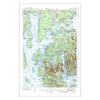 Acadia National Park 1942 USGS Map