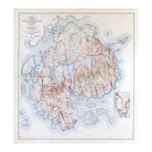 Acadia National Park 1942 Map - Muir Way - Vintage Map