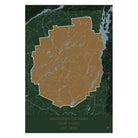 Adirondack Park Map - Muir Way - National Park