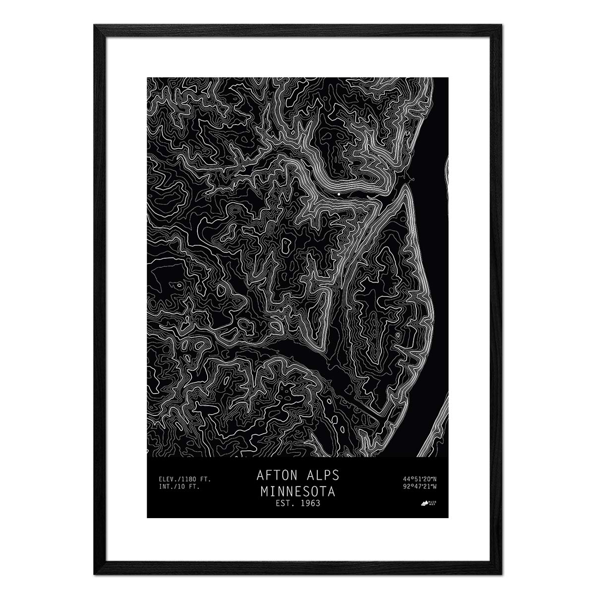 Afton Alps, Minnesota - Muir Way - TOPO Series