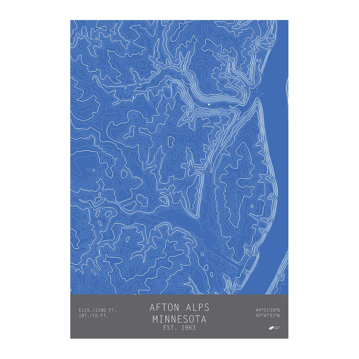 Afton Alps, Minnesota - Muir Way - TOPO Series