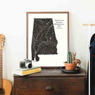 Alabama Hydrological Map - Muir Way - Hydrology