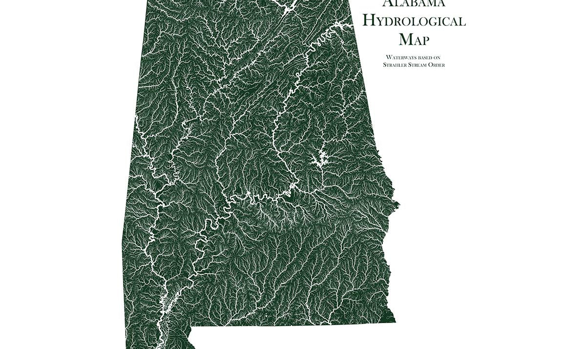 Alabama Rivers Map