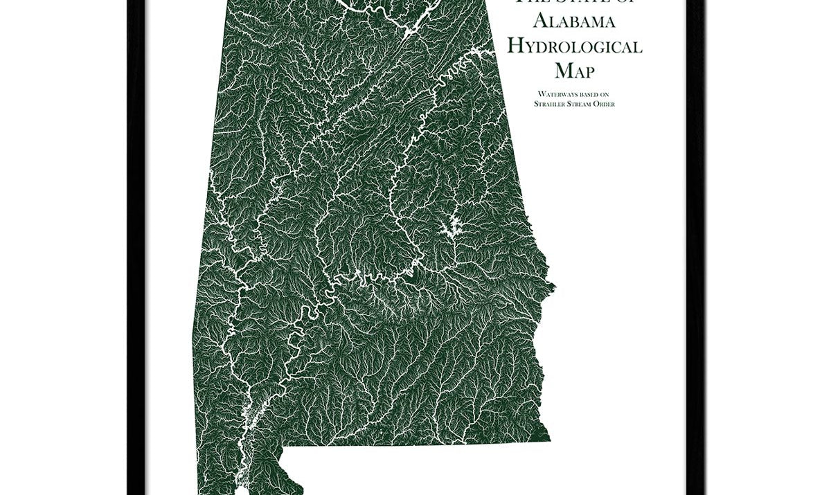 Alabama Rivers Map