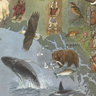 Alaska 1967 Pictorial Map - Muir Way - Vintage Map