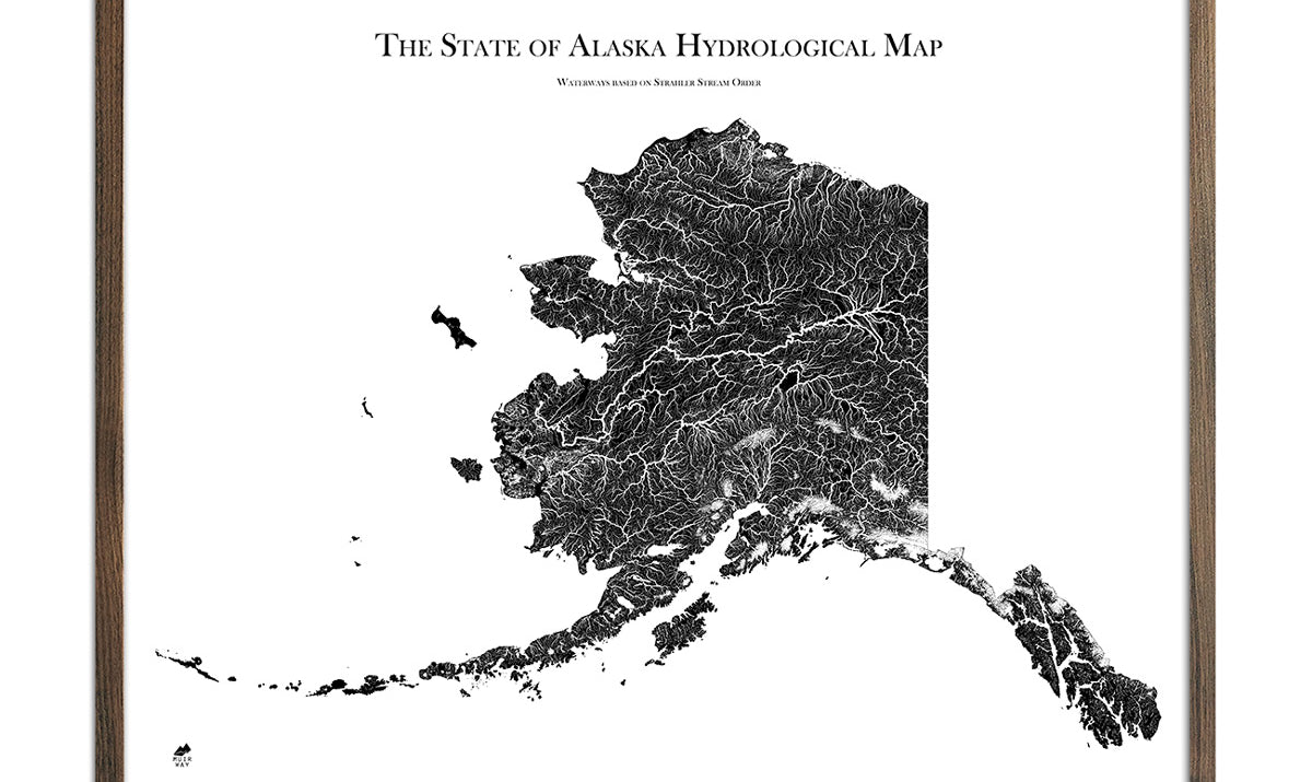 Alaska Hydrological Map