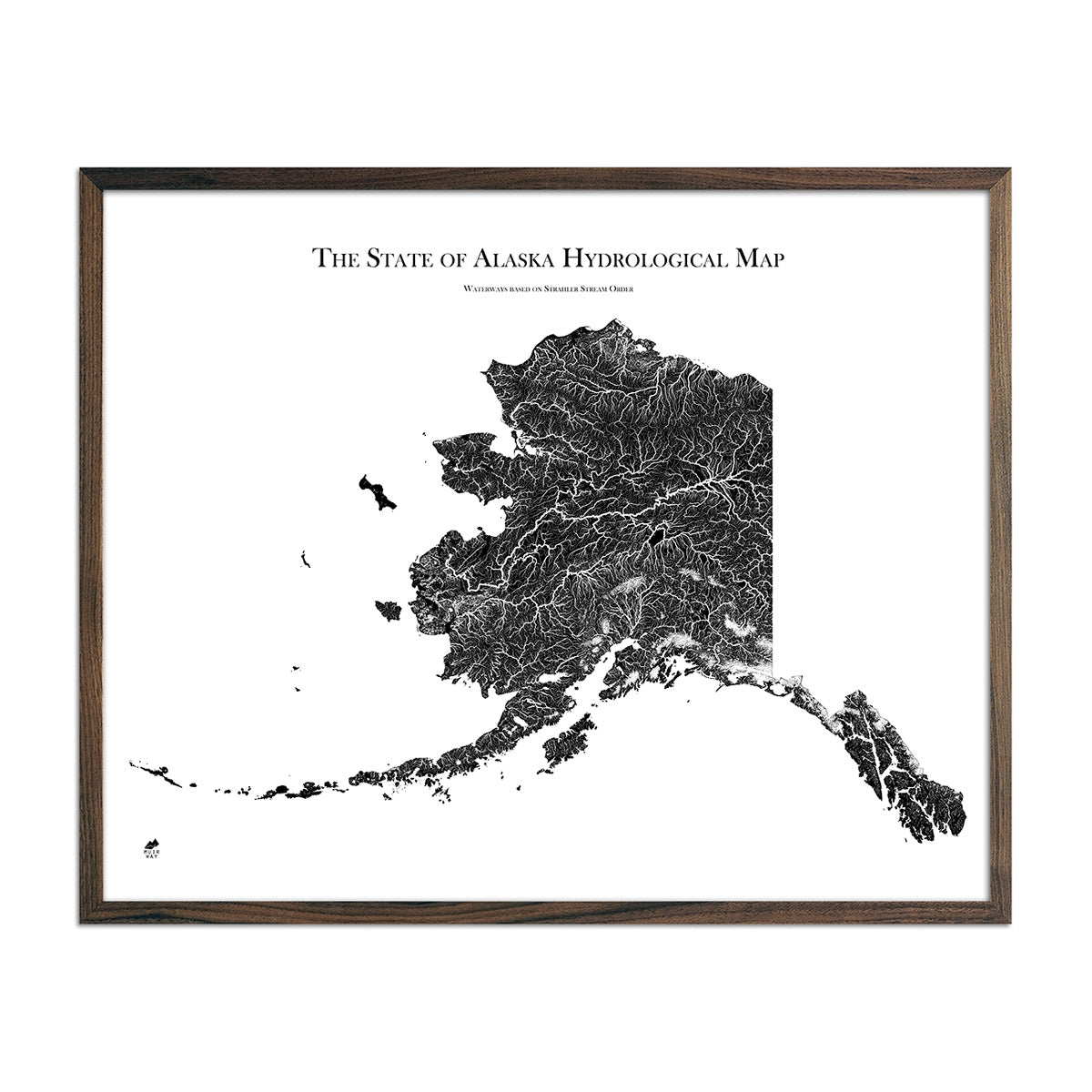 Alaska Hydrological Map - Muir Way - Hydrology