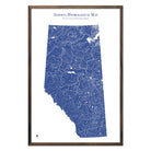 Alberta Hydrological Map - Muir Way - Hydrology