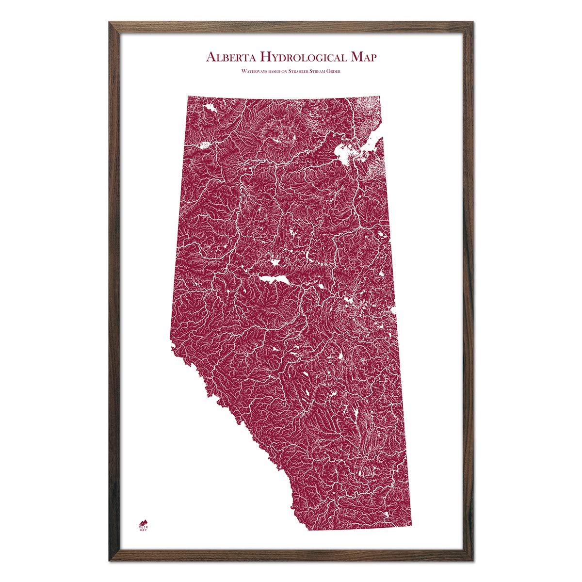 Alberta Hydrological Map - Muir Way - Hydrology