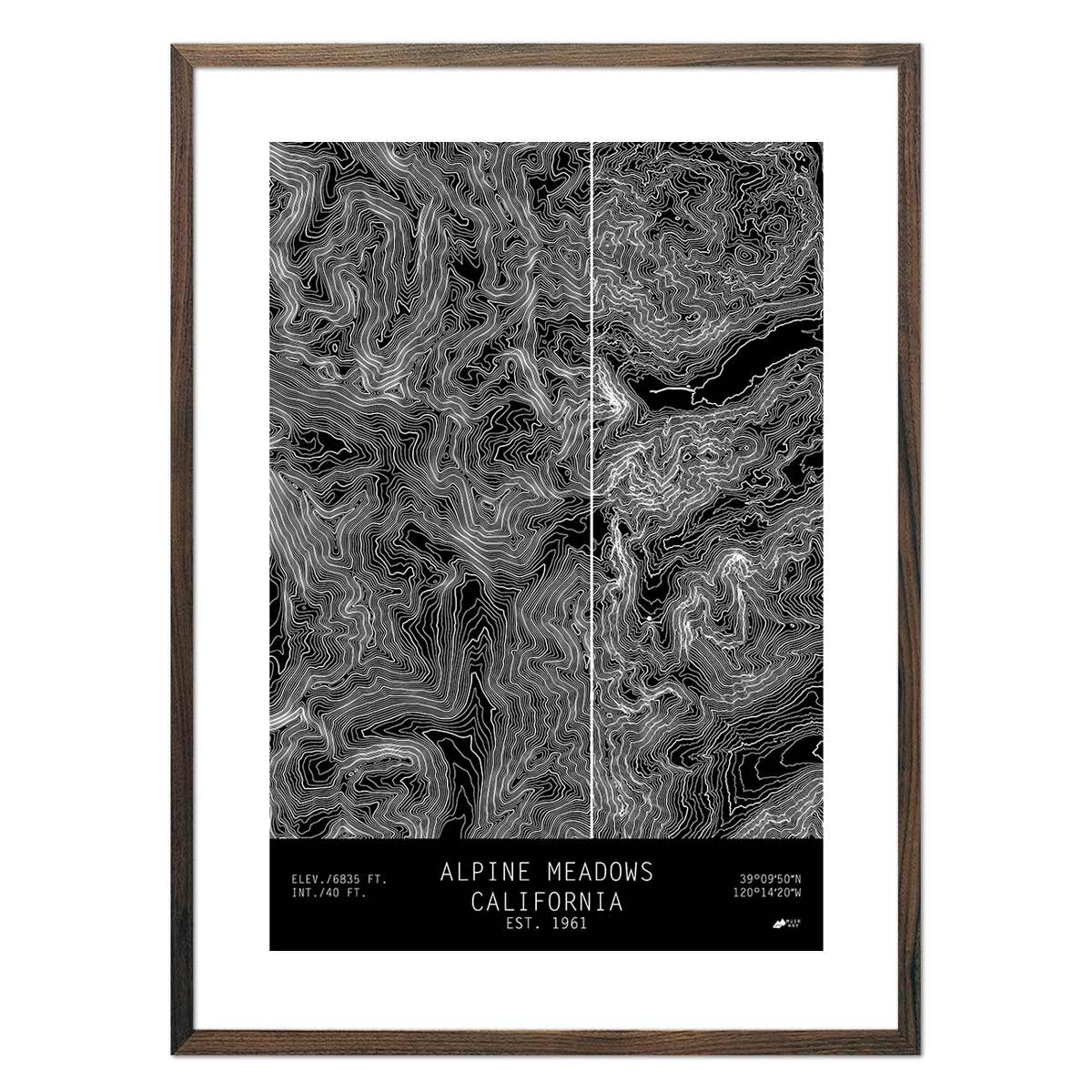 Alpine Meadows, California - Muir Way - TOPO Series