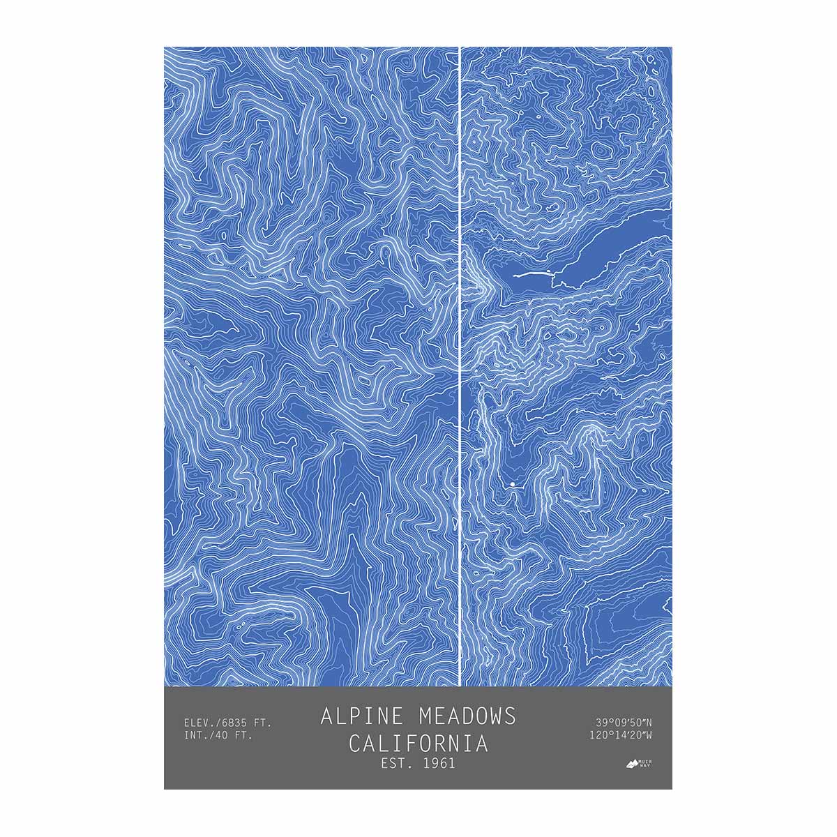 Alpine Meadows, California - Muir Way - TOPO Series