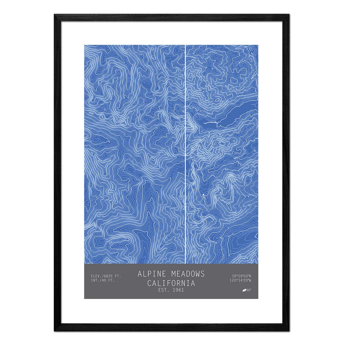 Alpine Meadows, California - Muir Way - TOPO Series