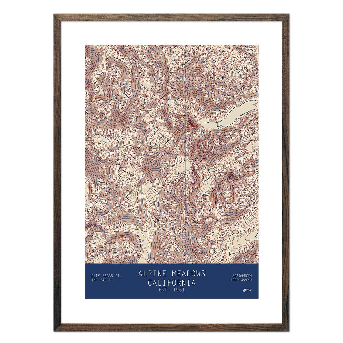 Alpine Meadows, California - Muir Way - TOPO Series