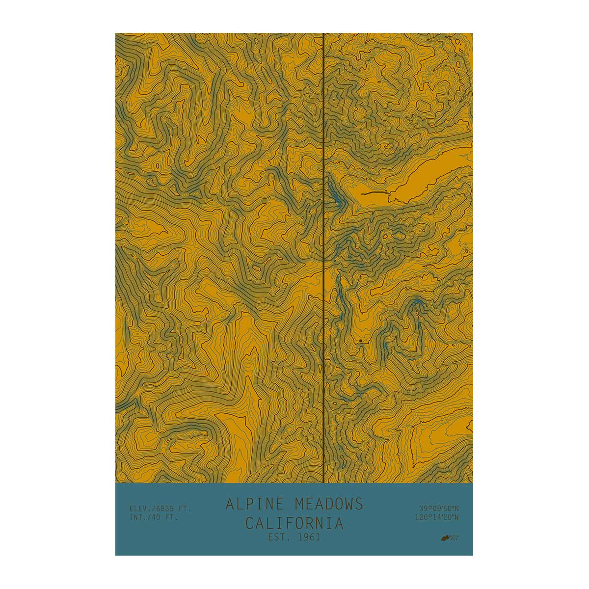 Alpine Meadows, California - Muir Way - TOPO Series