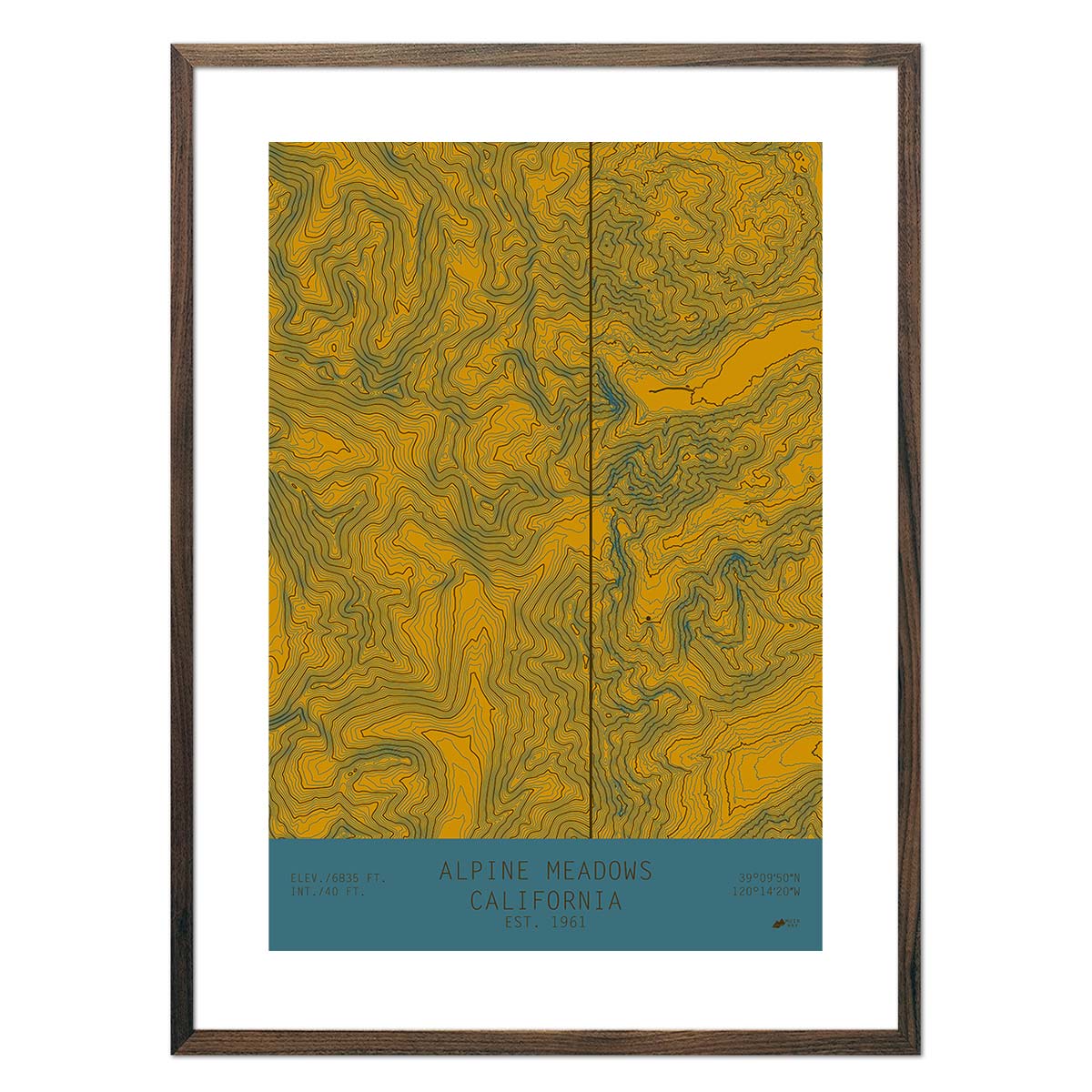 Alpine Meadows, California - Muir Way - TOPO Series