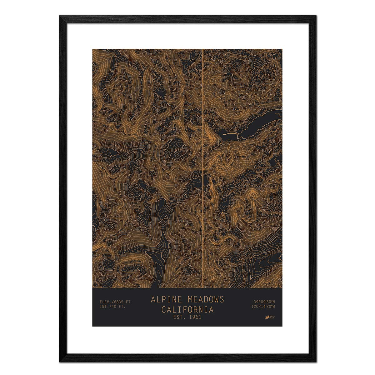 Alpine Meadows, California - Muir Way - TOPO Series