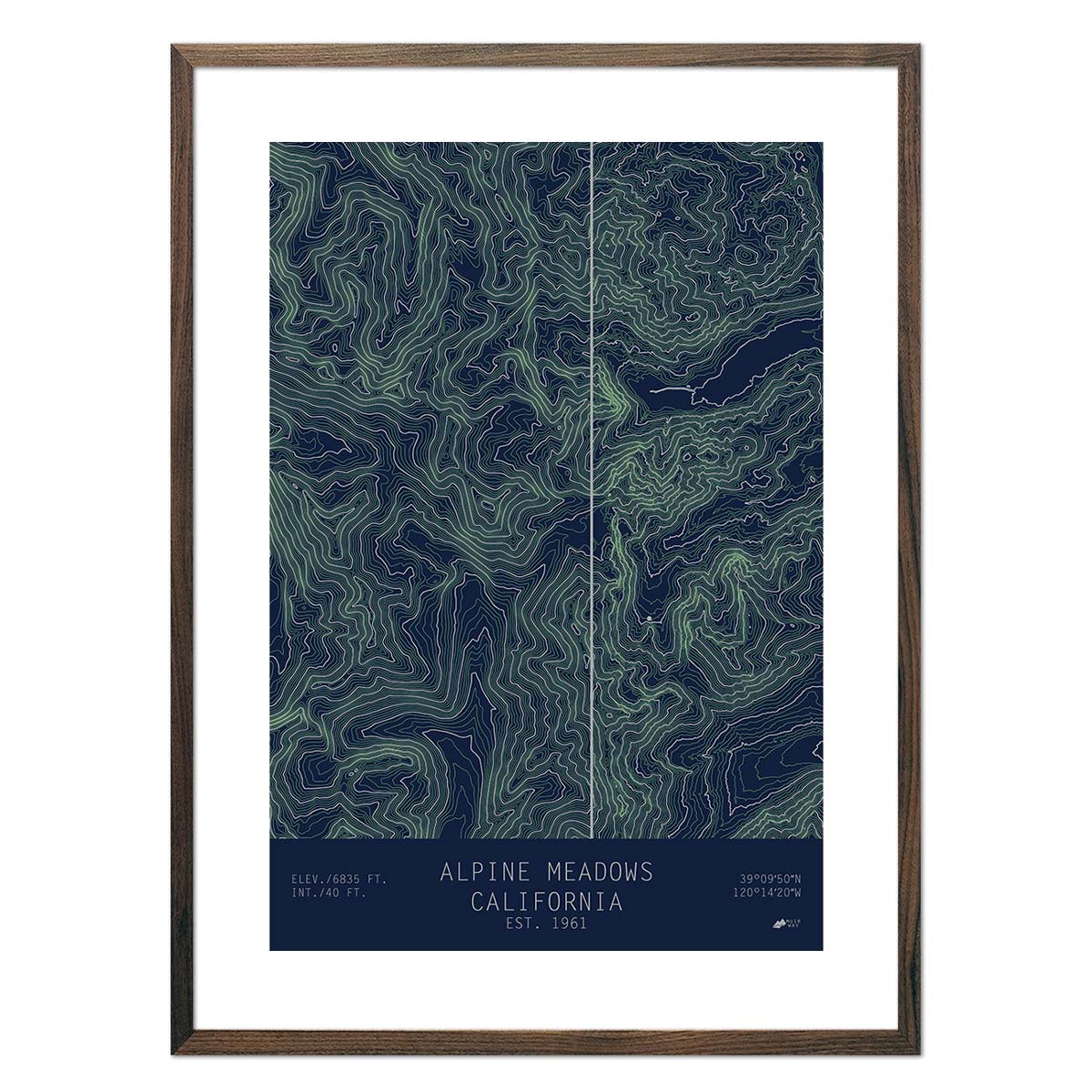 Alpine Meadows, California - Muir Way - TOPO Series