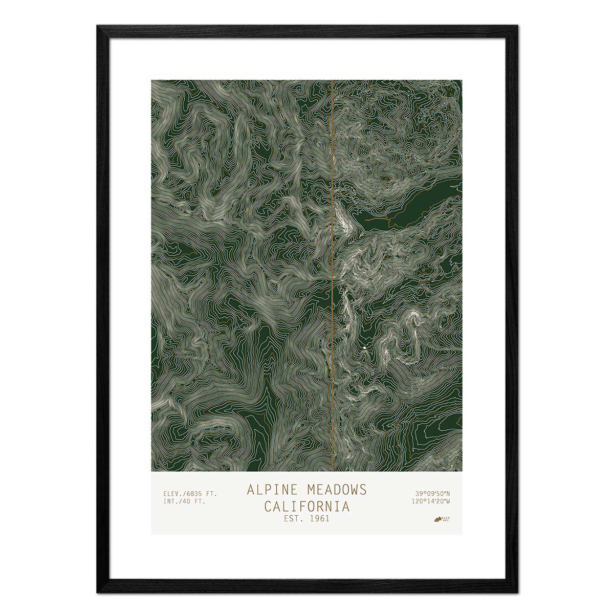 Alpine Meadows, California - Muir Way - TOPO Series