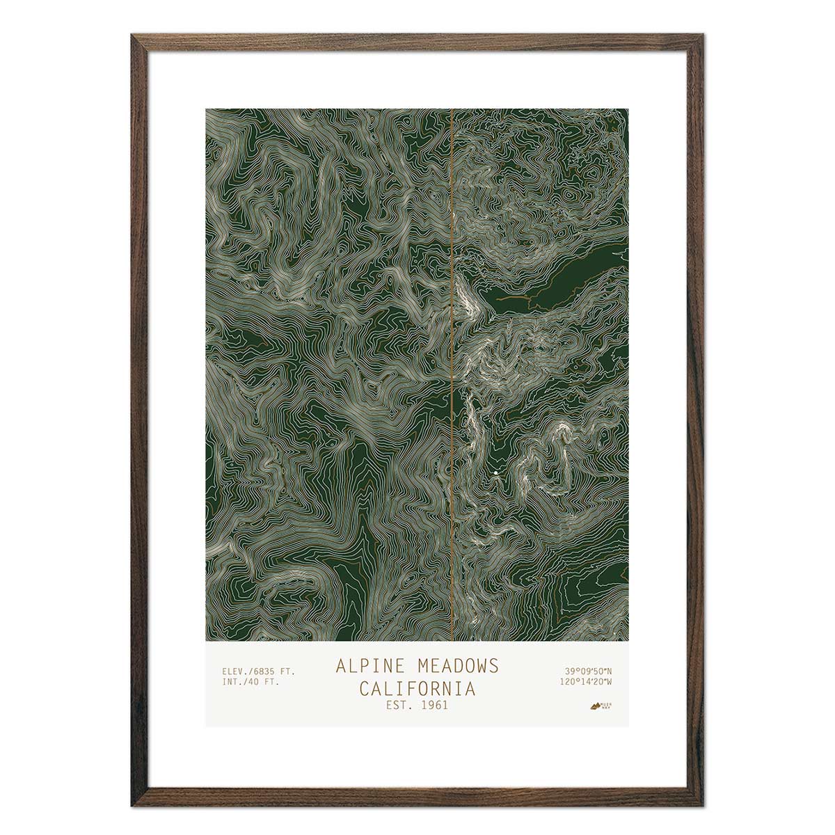 Alpine Meadows, California - Muir Way - TOPO Series