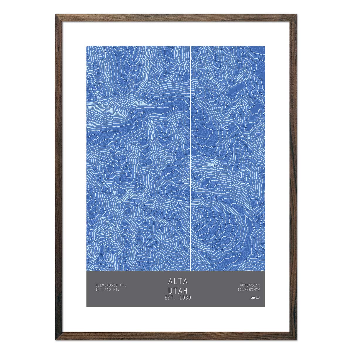Alta, Utah - Muir Way - TOPO Series