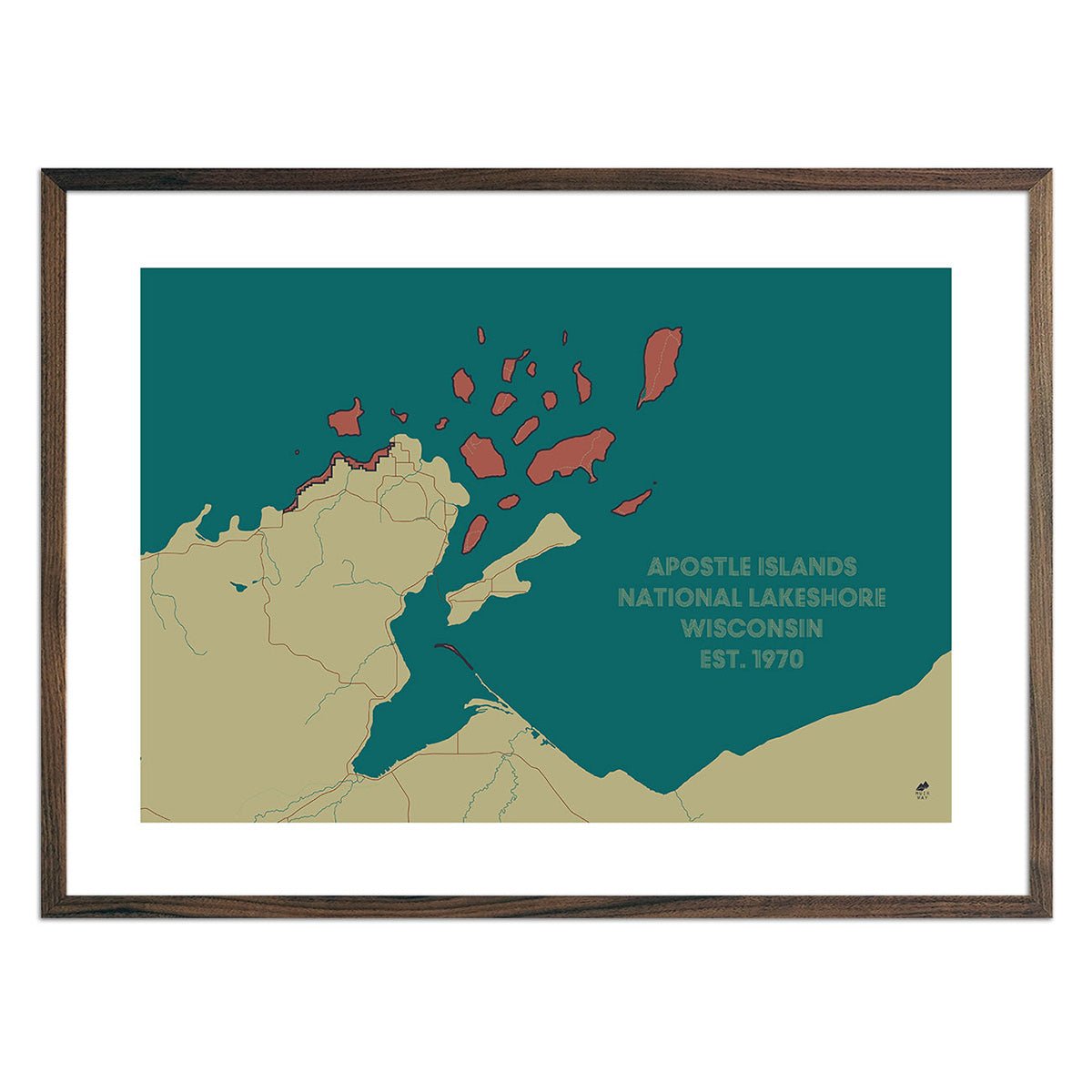 Apostle Islands National Lakeshore Map - Muir Way - National Park