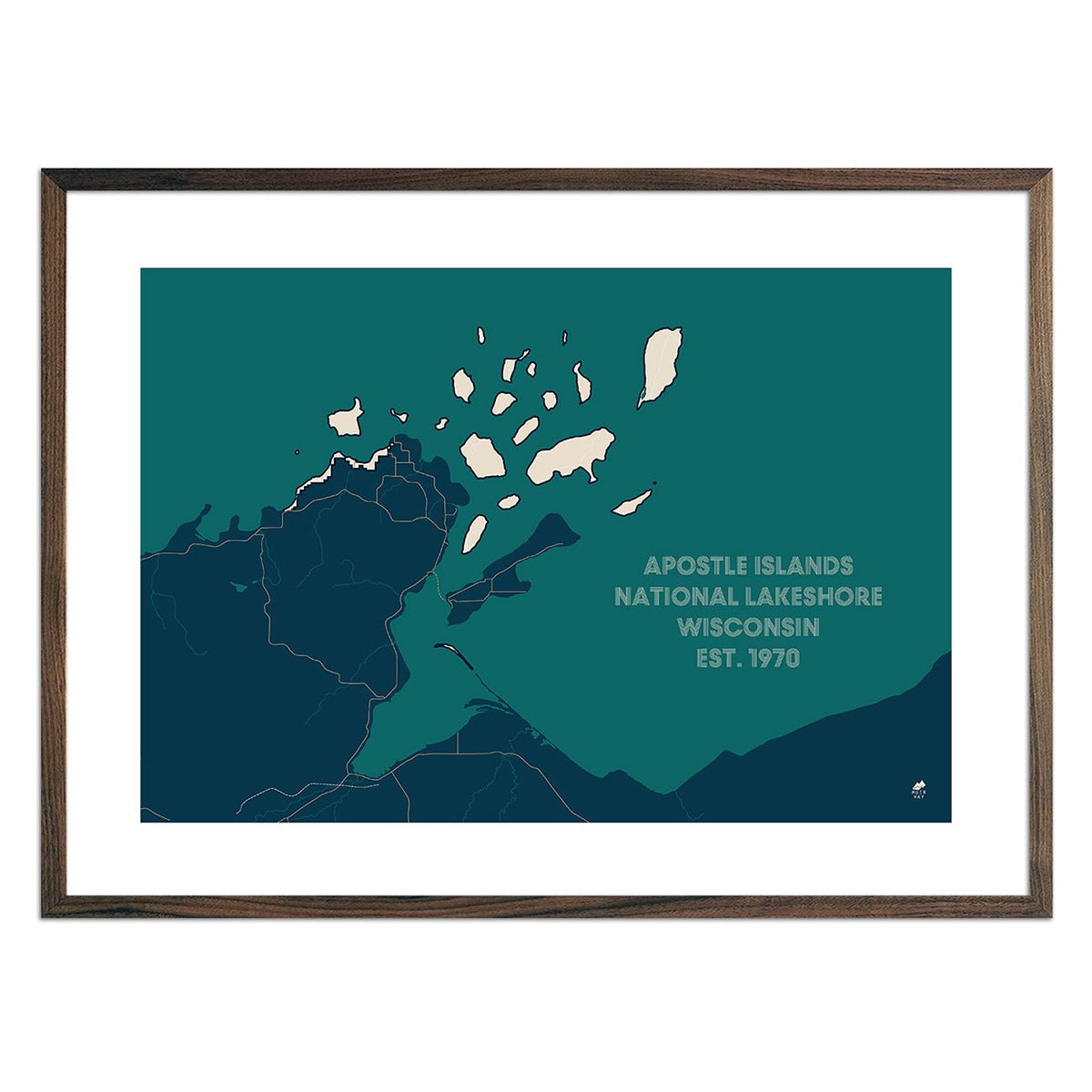Apostle Islands National Lakeshore Map - Muir Way - National Park
