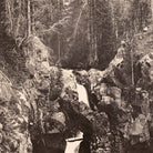 Arched Falls, Base of Mount Blackmore, Yellowstone 1873 - Muir Way - Photograph