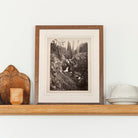 Arched Falls, Base of Mount Blackmore, Yellowstone 1873 - Muir Way - Photograph