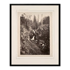 Arched Falls, Base of Mount Blackmore, Yellowstone 1873 - Muir Way - Photograph