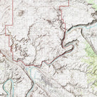 Arches Shaded Relief Map - Muir Way - Relief Series
