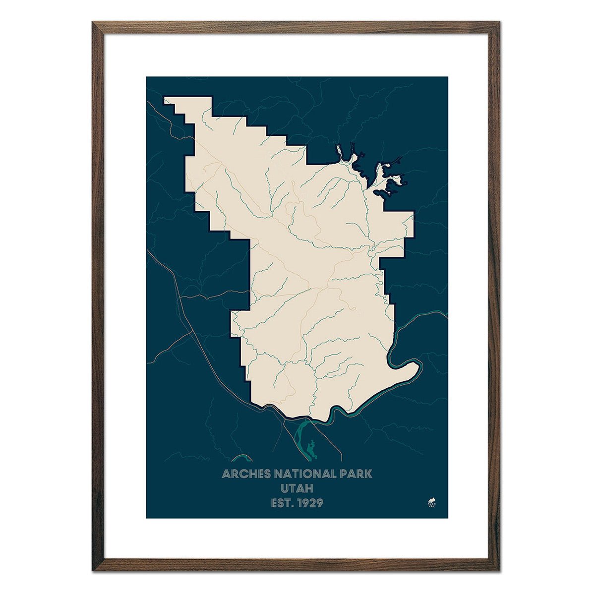 Arches National Park Map - Muir Way - National Park