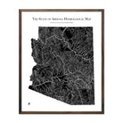 Arizona Hydrological Map - Muir Way - Hydrology