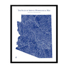 Arizona Hydrological Map - Muir Way - Hydrology