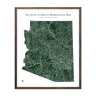Arizona Hydrological Map - Muir Way - Hydrology