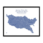 Arkansas - White - Red Regional Hydrological Map - Muir Way - Hydrology
