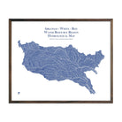 Arkansas - White - Red Regional Hydrological Map - Muir Way - Hydrology