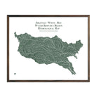 Arkansas - White - Red Regional Hydrological Map - Muir Way - Hydrology