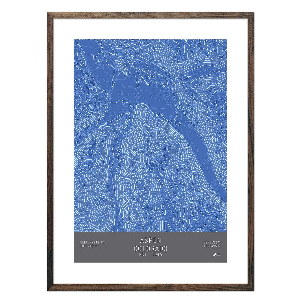 Aspen, Colorado - Muir Way - TOPO Series