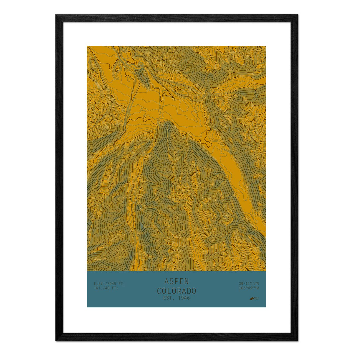 Aspen, Colorado - Muir Way - TOPO Series