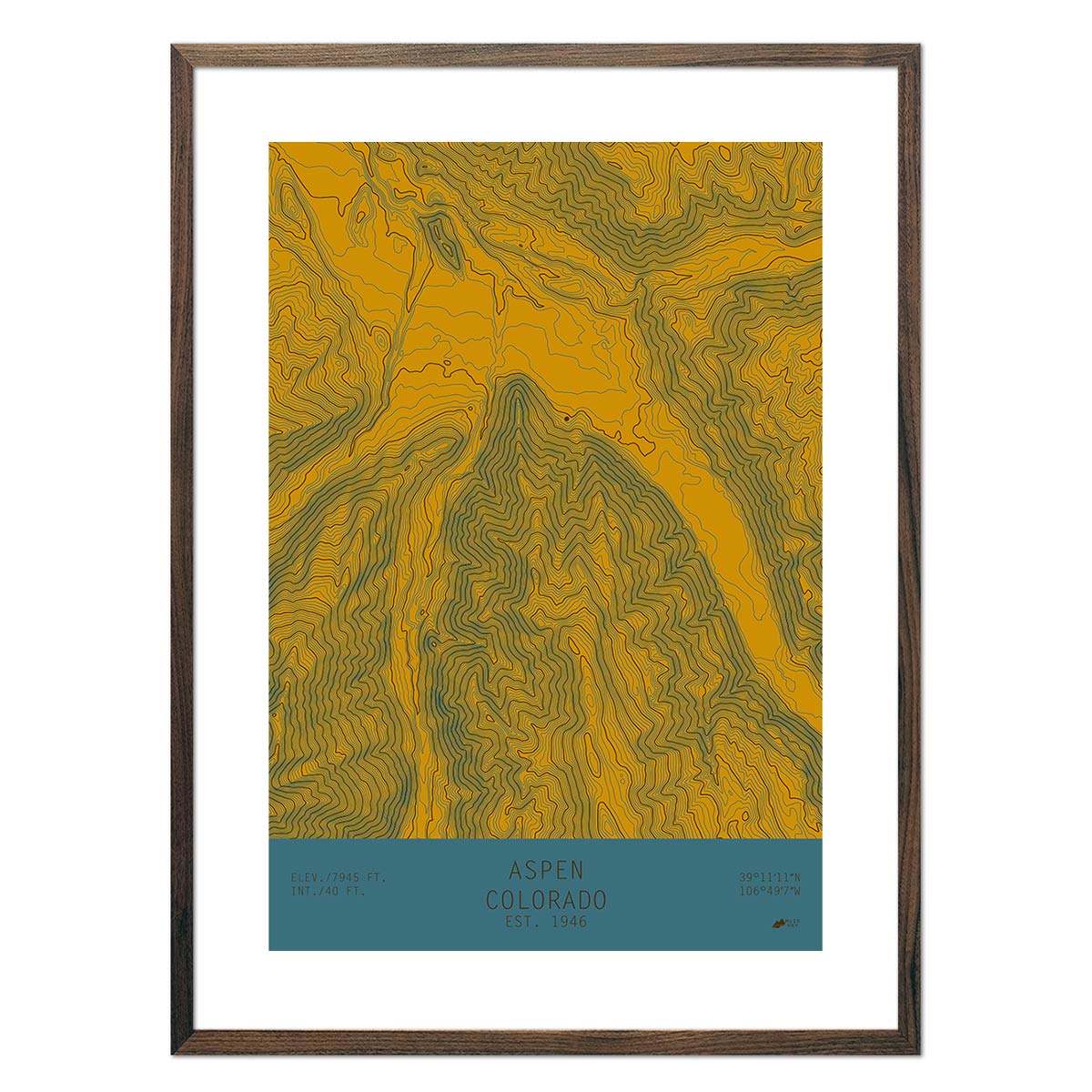 Aspen, Colorado - Muir Way - TOPO Series