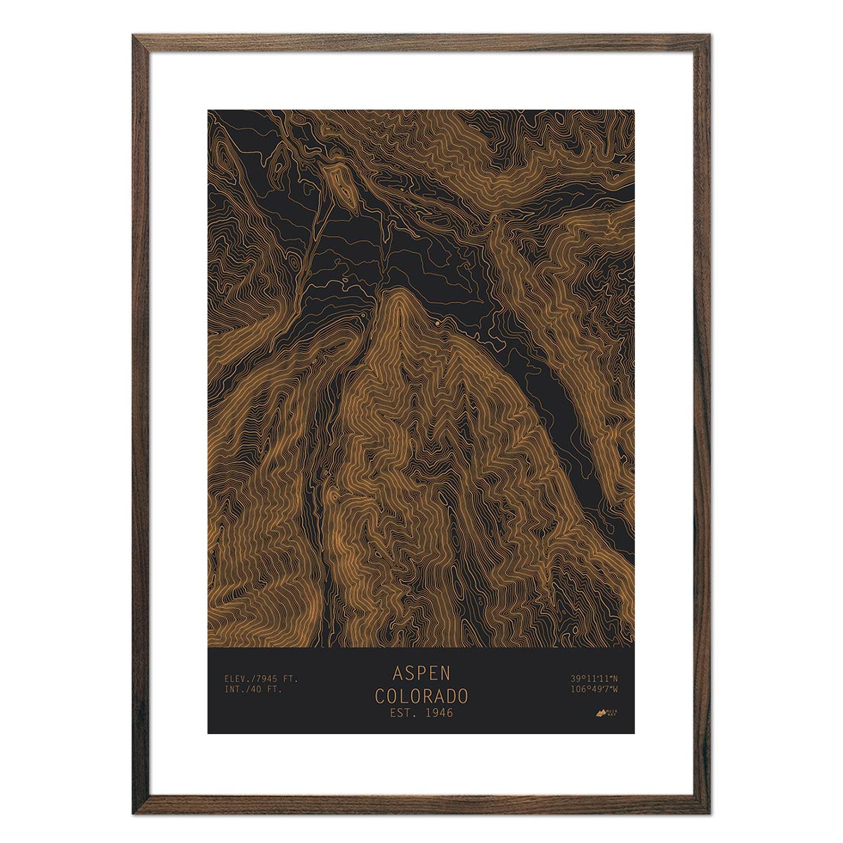 Aspen, Colorado - Muir Way - TOPO Series