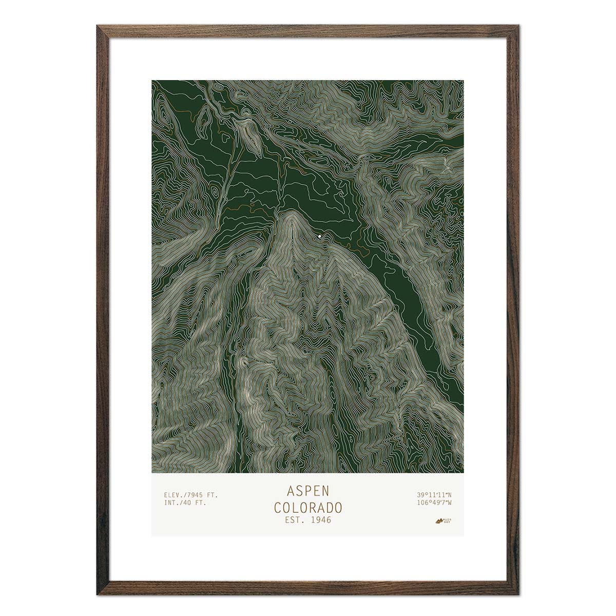Aspen, Colorado - Muir Way - TOPO Series