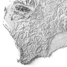 Australia Elevation Map - Muir Way - Elevation