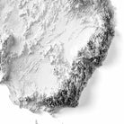 Australia Elevation Map - Muir Way - Elevation