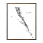 Baja California Elevation Map - Muir Way - Elevation