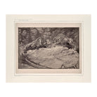 Battle of the Rhinoceros of the Urus, Yellowstone 1873 - Muir Way - Photograph