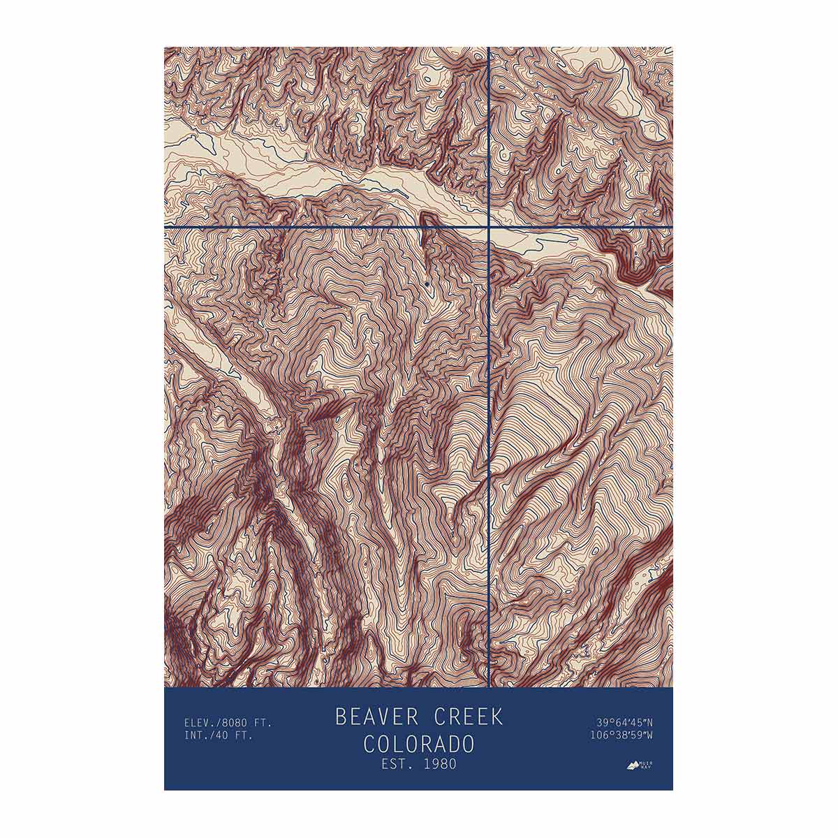 Beaver Creek, Colorado - Muir Way - TOPO Series