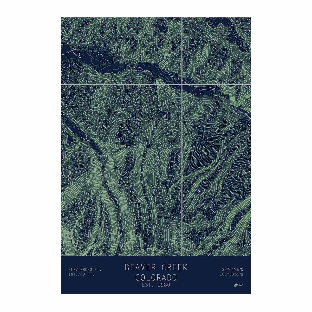 Beaver Creek, Colorado - Muir Way - TOPO Series