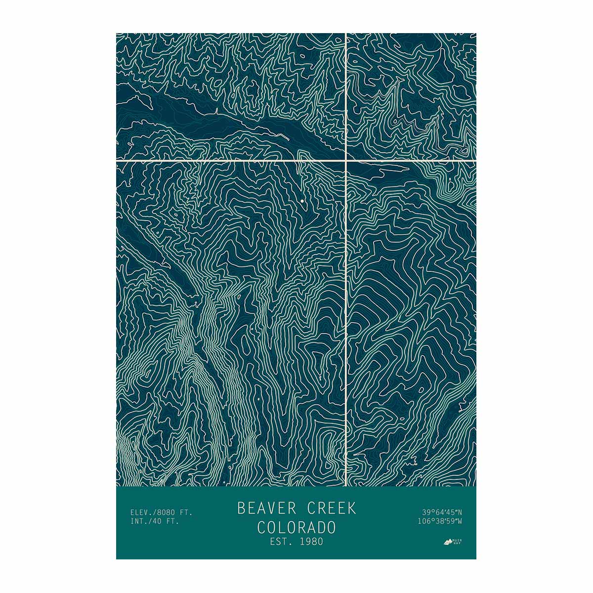 Beaver Creek, Colorado - Muir Way - TOPO Series